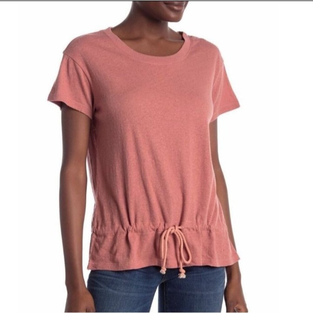 Madewell Womens Casual Lightweight Size Medium Drawstring School Tee Top